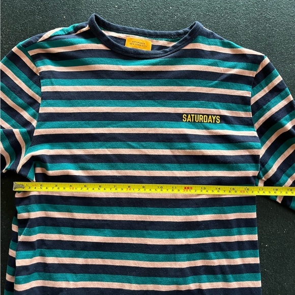 Saturdays NYC Stripped long sleeve tee - Picture 6 of 6